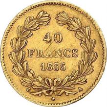 40 franków 1835 A  