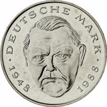 2 марки 1998 D   "Людвиг Эрхард"