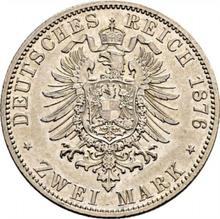 2 marki 1876 B   "Prusy"