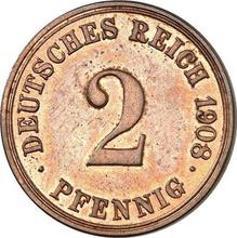 2 Pfennig 1908 A  