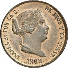 25 centimos de real 1862   