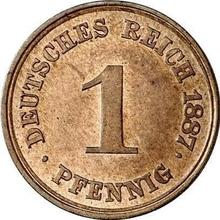 1 Pfennig 1887 F  