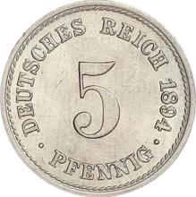 5 fenigów 1894 A  