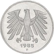 5 марок 1985 F  