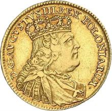 5 Thaler (August d'or) 1754  EC  "Crown"