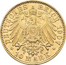 10 марок 1907 E   "Саксония"