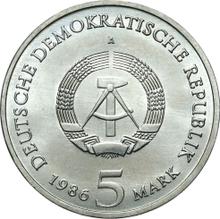 5 марок 1986 A   "Новый дворец"