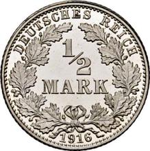 1/2 Mark 1916 J  