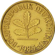 5 Pfennig 1983 F  