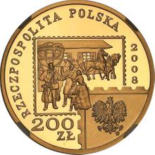 200 eslotis 2008 MW  RK "450 aniversario del correo polaco"