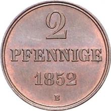 2 пфеннига 1852  B 
