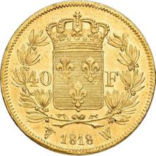 40 Francs 1818 W  