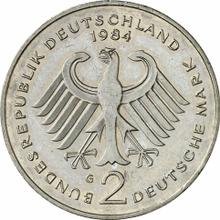 2 Mark 1984 G   "Konrad Adenauer"