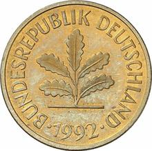 5 Pfennig 1992 J  