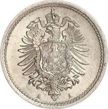 5 fenigów 1874 A  