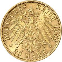 20 марок 1906 J   "Бремен"