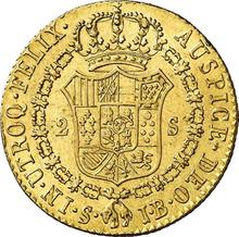 2 escudo 1828 S JB 