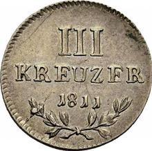 3 крейцера 1811   