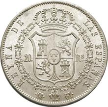 20 Reales 1848 M CL 
