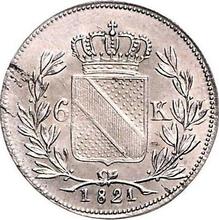 6 Kreuzer 1821   