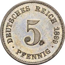 5 Pfennige 1899 F  