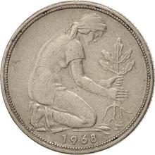 50 Pfennig 1968 F  