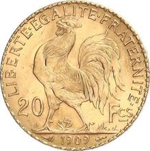 20 francos 1909   
