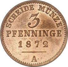 3 Pfennige 1872 A  