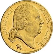 20 francos 1822 A  