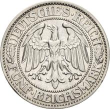 5 Reichsmarks 1930 D   "Roble"