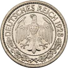 50 Reichspfennig 1928 J  