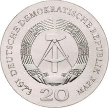 20 марок 1973    "Август Бебель"