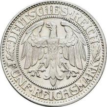 5 Reichsmark 1928 D   "Eichbaum"