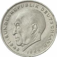 2 marcos 1972 F   "Konrad Adenauer"