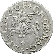1 grosz 1608    "Lituania"