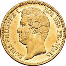 20 Franken 1831 A   "Vertiefte Randschrift"
