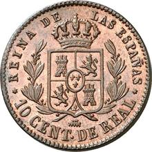 10 centimos de real 1860   