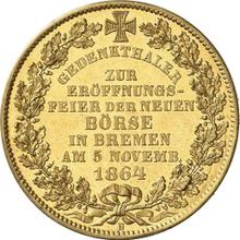 10 Ducat 1864 B   "Opening of stock exchange"