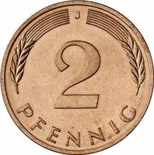 2 Pfennig 1980 J  