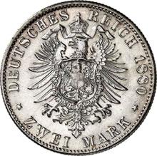 2 марки 1880 G   "Баден"