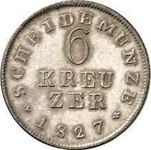 6 Kreuzer 1827   