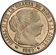 1/2 Centimo de Escudo 1868  OM 