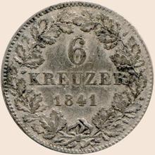 6 Kreuzer 1841   