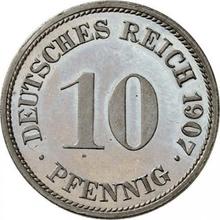 10 fenigów 1907 G  
