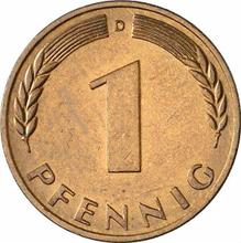 1 Pfennig 1969 D  