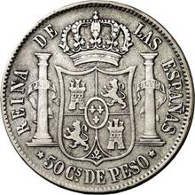 50 centavos 1865   