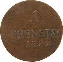 1 пфенниг 1822   