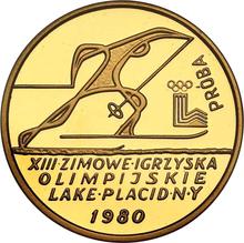 2000 złotych 1980 MW   "XIII zimowe igrzyska olimpijskie - Lake Placid 1980" (PRÓBA)