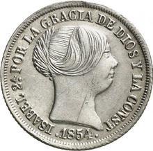 2 reales 1854   