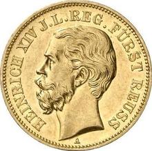 10 марок 1882 A   "Рейсс-Гера"